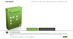 Desktop Screenshot of pharmabraille.com