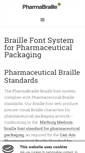 Mobile Screenshot of pharmabraille.com